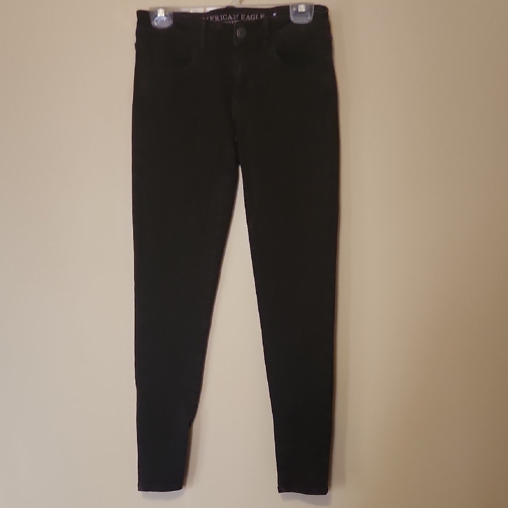 American Eagle Deep Brown Skinny Jeans